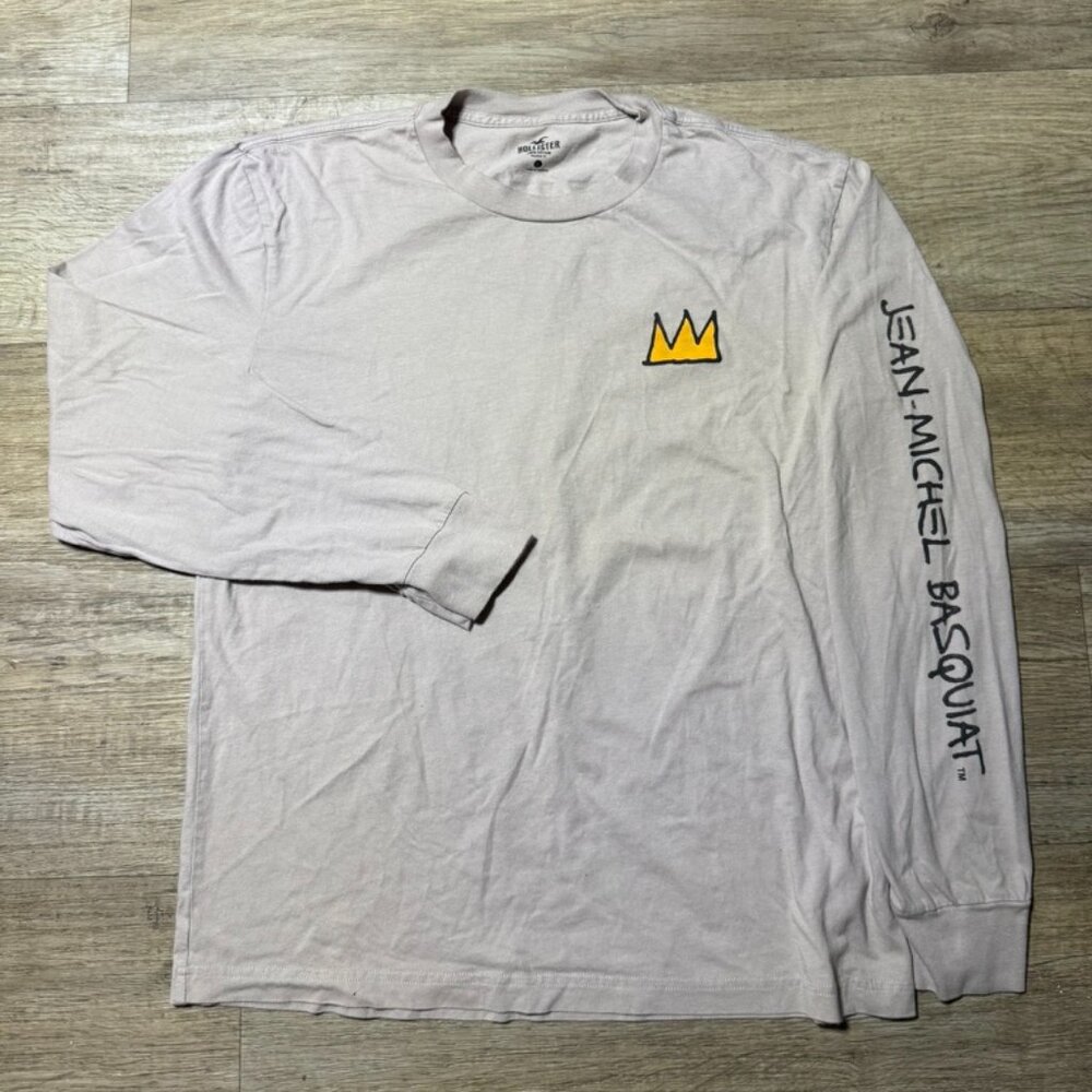 Jean-Michel Basquiat 100% Cotton Long Sleeve Shirt Size Large From Hollister